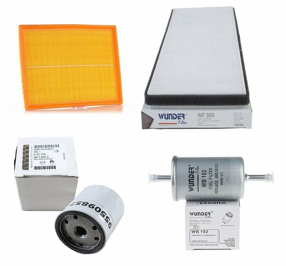 Wunder Opel Astra F 1.4/1.6 Maintenance Filter Kit – Complete Set — Air & Cabin Filters