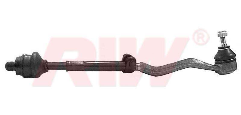 RIW BW3815 Tie Rod Shaft Left & Right BMW E30 82 > 94 — Tie Rods & Linkage