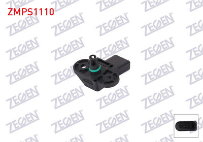 Zegen ZMPS1110 Map Sensor Volkswagen Golf VI 2008-/ Jetta IV 2011-/ Passat 2005-/ Polo 2009-/ Tra — Engine Management Sensors