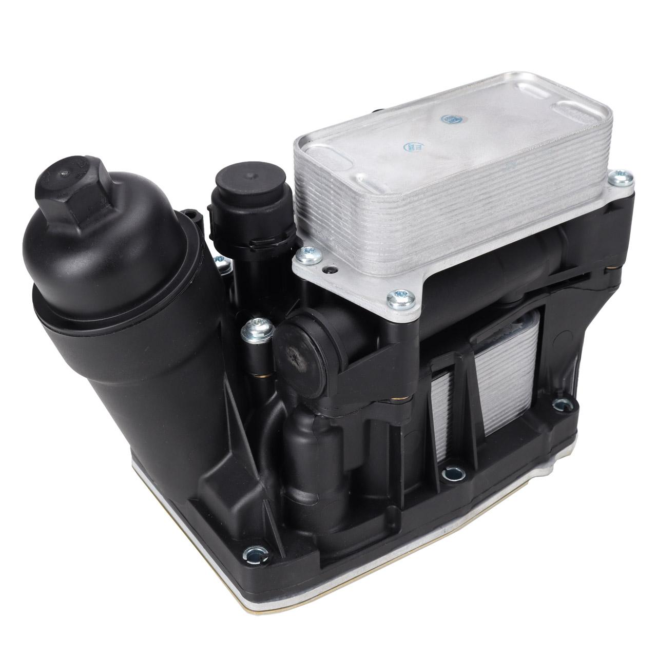 febi bilstein oil filter housing for bmw e90, complete assembly of oil filter housing, febi oil filter housing installed FEBI BILSTEIN Oil Filter Housing - Complete Assembly for BMW E90 320d N47N 184 HP | Compatible with BMW Models FEBI BILSTEIN Oil Filter Housing for BMW E90 320d febi, oil-filter-housing, bmw-e90, 320d, n47n, car-parts, automotive, filters, mechanics, ai-generated