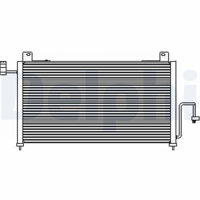 Delphi TSP0225428 A/C Condenser *Fr* Mazda 323 F VI (01-04) 323 S FI (00-04) — Condensers & Evaporators