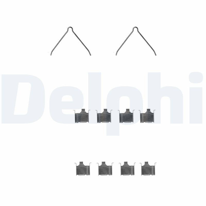 Delphi LX0229 Brake Pad Mounting Set — Brake Pads