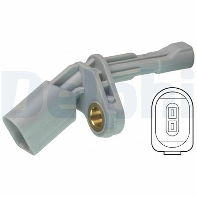 Delphi SS20570 Rear Left ABS Sensor - Compatible with Golf VI and More — Brake Sensors & ABS