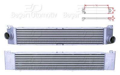 Wisco 3113819-00 Turbo Radiator (Intercooler) 745X147x64 Citroen Jumper Fiat Ducato Peugeot Boxer 2.2 HDi — Radiators & Fans