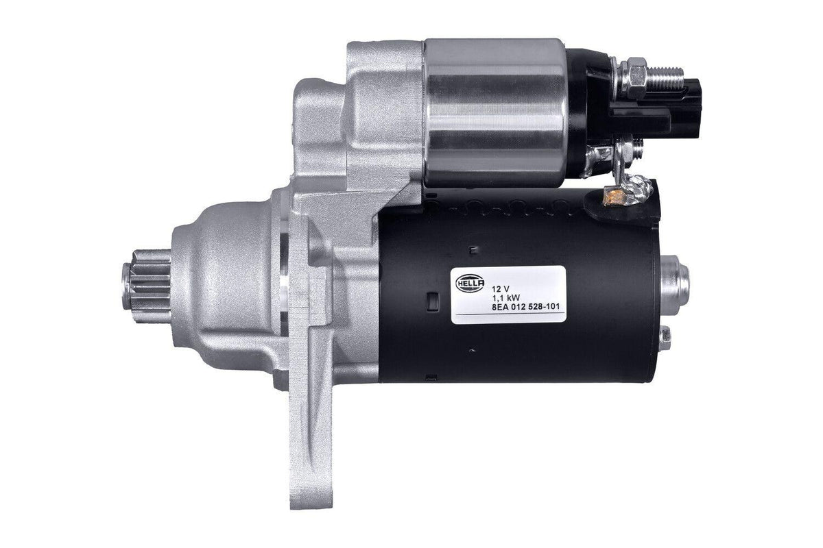 Hella 8EA012528-101 Starter Motor VW 1,1 KW 10 Outer Beetle Golf VI Passat Touran Altea Leon Yeti 1.2 1 — Starting & Charging