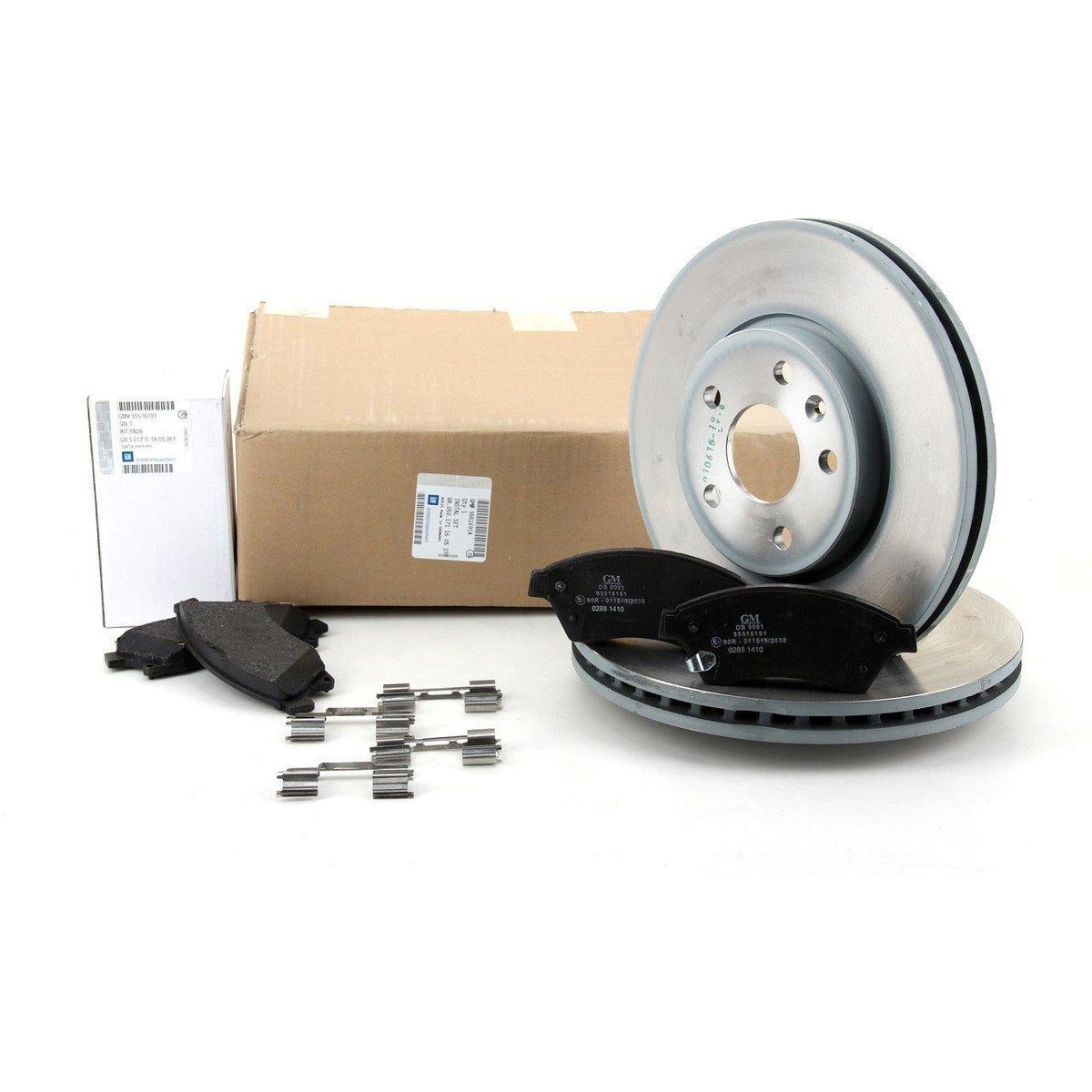 Chevrolet Aveo 1.3 Diesel Front Brake Disc and Pad Set - Original — Brake Pads
