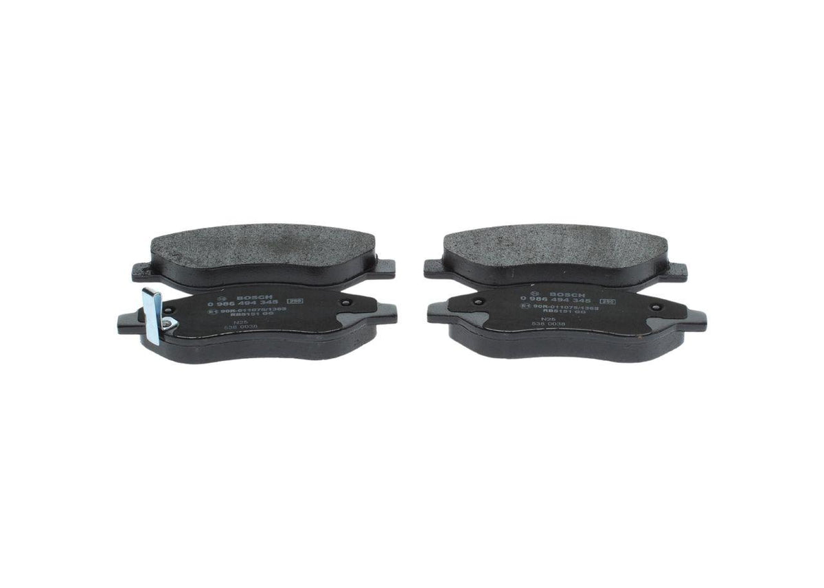 Bosch 0986494345 Brake Pad Front 08-Corsa.D 1.7D *Z17dtr* — Brake Pads