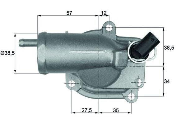 MAHLE Behr Thermostat 87°C - Cooling — Water Pump & Thermostat