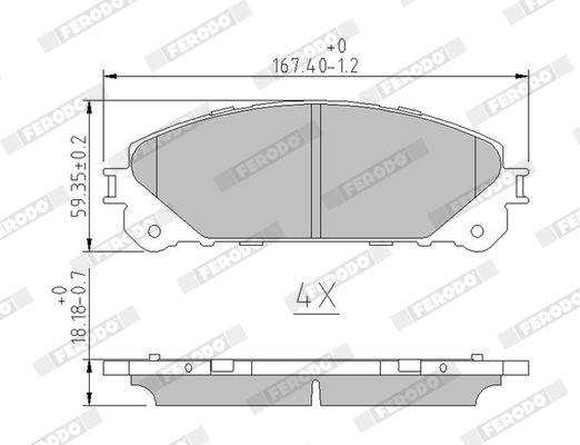 Ferodo FDB4354 Brake Pad — Brake Pads