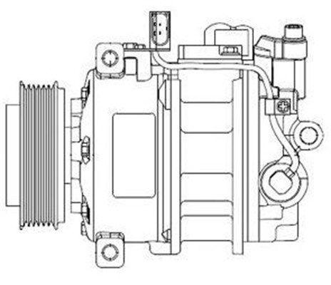Magneti Marelli 359002000740 A/C Compressor 10-16 T.Porter.T5 2.0Tdi