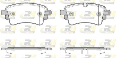 ROADHOUSE 21669.10 Brake Pad Rear Vag A4-A5-Q5-Q7 15 > — Brake Pads
