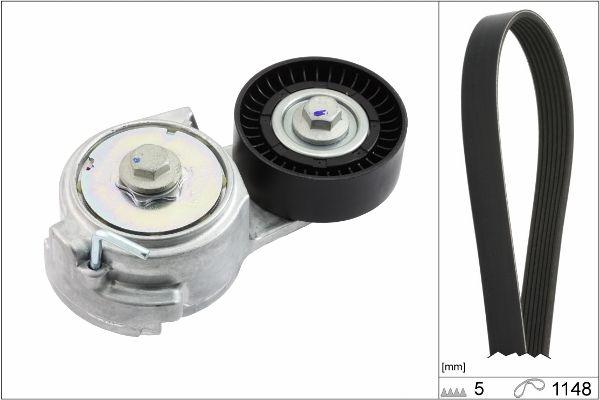 INA 529001310 Alternator Tensioner Bearing Set (Belt Geri with Beraber) Doblo Bravo II Linea Idea Palio Panda Albea U