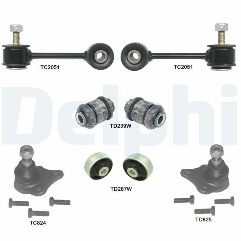 Delphi TC1970KIT - Front Suspension Repair Kit for Audi Seat VW Models — Control Arms & Ball Joints