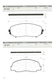 Hi-Q SP1416 Brake Pad Front Grand Vitara (Jt, TD) 1.6:2.0:2.4:2.7:1.9 DDiS 06-15 — Brake Pads