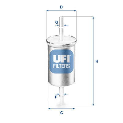Ufi 31.769.00 Fuel Filter Focus Zetec 98 — Fuel Delivery