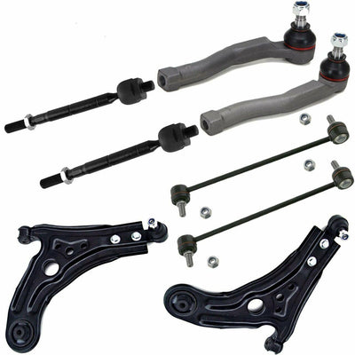 Chevrolet Aveo T200-T250 Front Suspension Set - Complete Kit for 2003-2010 Models — Tie Rods & Linkage