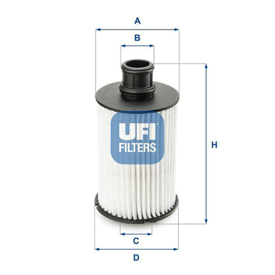 Ufi 25.073.02 Oil Filter Discovery 4 Range Rover 3 R.R Sport 2 Velar F-Type Xj Xf Xk 09-19 — Oil Filters