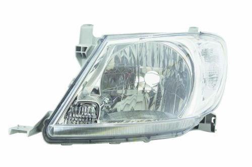 DEPO Left Headlight Signal Lamp - H4, Clear Lens for Toyota Hilux Vıgo 09-10 — Tail, Signal & Reflectors