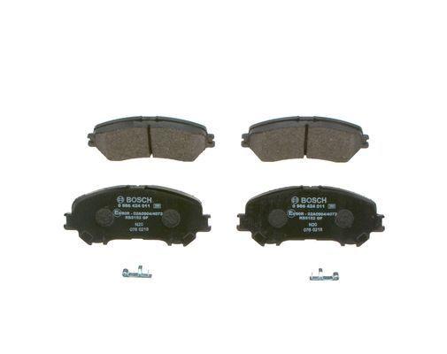 Bosch 0986424011 Front Brake Pad Set Nissan Qashqai 2 J11 Kadjar 59.7 MM — Brake Pads