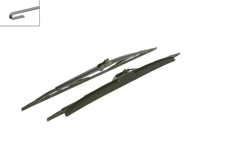 BOSCH 3397118302 - Wiper Set for BMW E-34 — Wipers