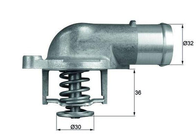 Mahle TI212.87D Thermostat Complete 87C VW Transporter T5-Mutıvan V-Touareg 2.5 TDI 03-09 Axd — Water Pump & Thermostat
