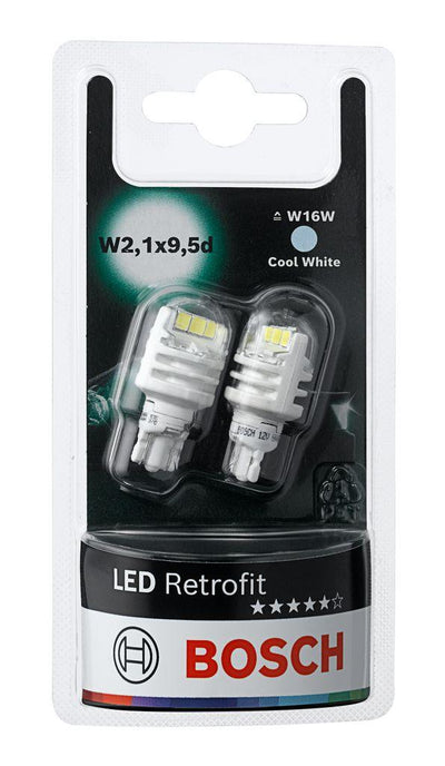 Bosch 1987301523 Bulb Set 12V 1,8W W16w Led Retrofit 6000K