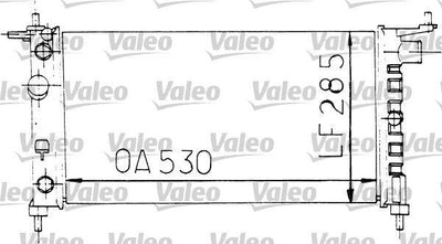 Valeo 731178 Radiator Water Mechanical (Opel Corsa B /Combo /Tigra) — Radiators & Fans