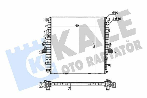 KALE Radiator for 2005 Range Rover Discovery 4x4 - Durable Aluminum Construction — Radiators & Fans
