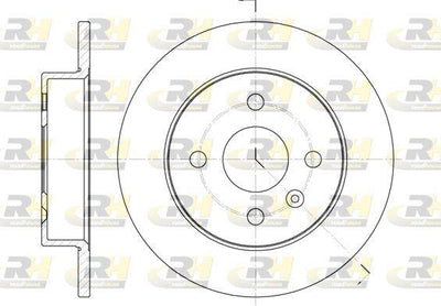 ROADHOUSE 6570.00 Brake Disc Astra F 53_. 54_. 58_. 59_ 56_. 5 Xx — Brake Rotors & Drums
