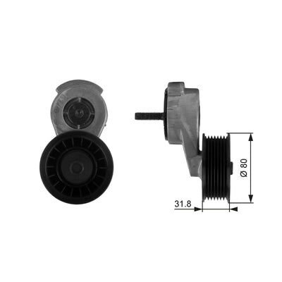 Gates T38116 Belt Tensioner Dodge G.Cherokee I 5.2 92 > 99 — Pulleys & Tensioners