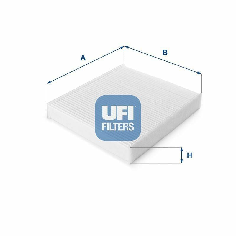 ufi pollen filter 05-focus, technical specifications of ufi pollen filter UFI 53.129.00 Pollen Filter 05-Focus - Cabin Air Filtration for Car Owners & Mechanics | Fits Specific Models UFI Pollen Filter 05-Focus - Cabin Air Filtration ufi, pollen-filter, car-filter, cabin-air-filter, auto-parts, car-maintenance, ai-generated, mechanics, particulate-filter, clean-air