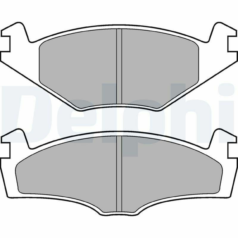 Delphi LP979 Brake Pads for Volkswagen Polo Classic & Coupe