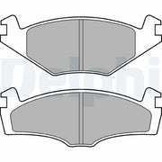 delphi lp979 brake pads for volkswagen polo classic, delphi lp979 brake pads close-up view DELPHI LP979 Brake Pads for Volkswagen Polo Classic & Coupe | Low-Metallic Material DELPHI LP979 Brake Pads for Volkswagen Polo Classic delphi, brake-pads, volkswagen-polo, car-maintenance, auto-parts, mechanics, low-metallic, car-owners, braking-system, ai-generated