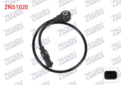 Zegen ZNS1020 Knock Sensor Alfa Romeo 145-146 1.6 1997-2000 / 147 1.6 2001-2010 — Engine Management Sensors