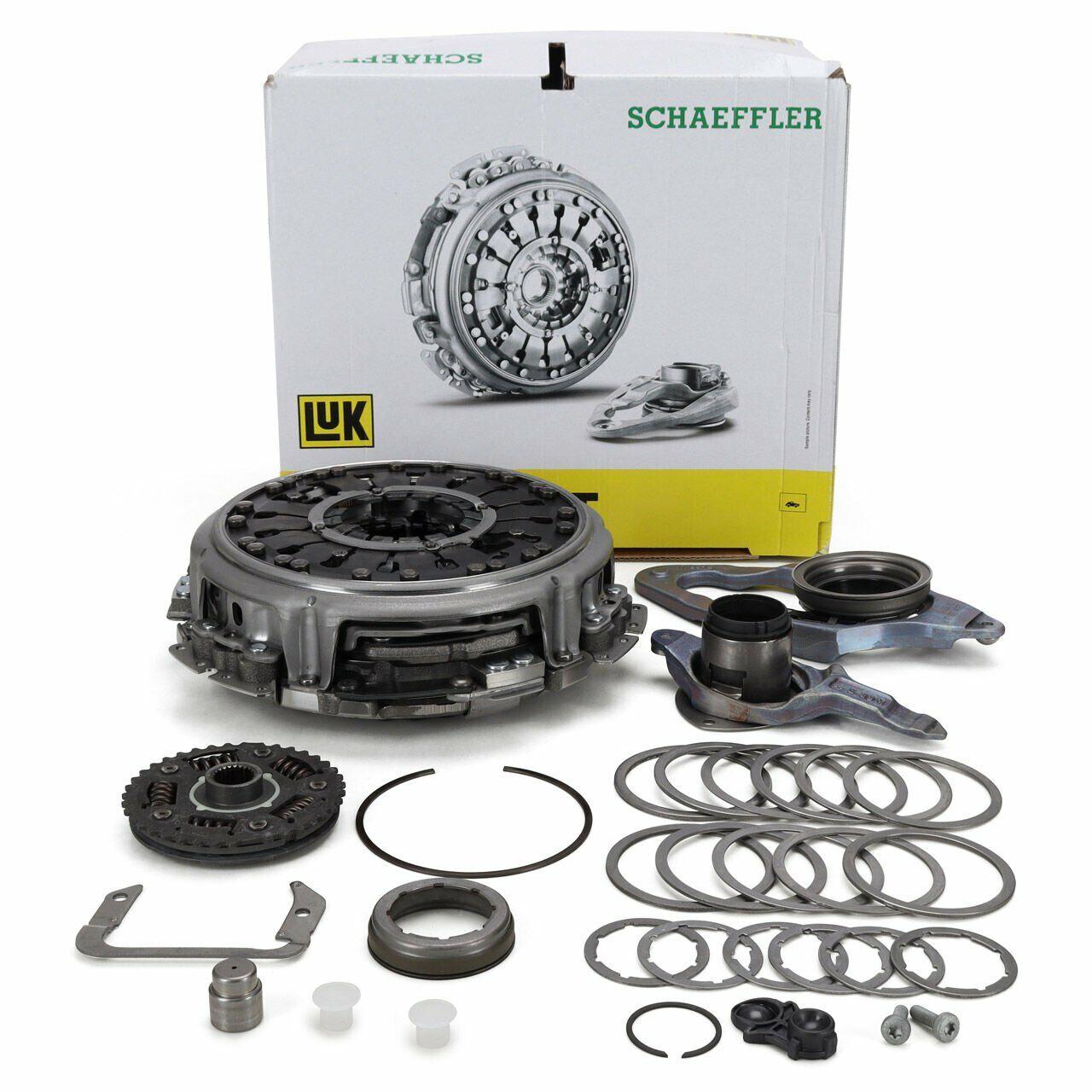 LUK DSG Clutch Set for Volkswagen Polo, 1.4L Engine Clutch Set LUK 602000100 - DSG Clutch Set for Volkswagen Polo 2010-2017 | 1.4L Engine LUK DSG Clutch Set for Volkswagen Polo 2010-2017 volkswagen-polo, 1-4-engine, 7-speed-dsg, clutch-set, luks, automotive-parts, car-repair, original-parts, car-maintenance, ai-generated