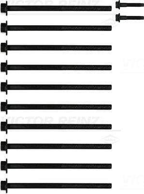 Victor Reinz Cylinder Head Bolt Set - Durable Steel Construction, Fits Opel Astra J / Insignia 1.6Dth — Cylinder Head & Block