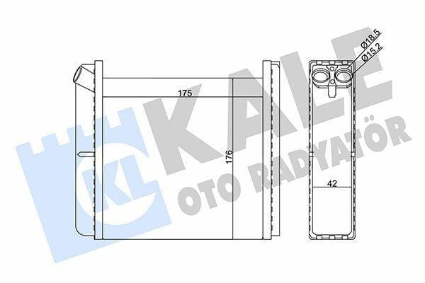 KALE Radiator 346665 for 1992 Vectra — Radiators & Fans