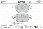 vale0 670996 brake pads, front brake kit for audi a4 a5 q5, premium brake pads by valeo VALEO 670996 Brake Pads - Premium Front Brake Kit for Audi A4, A5, Q5 | 1.8 TFSI & 2.0 TDI VALEO 670996 Brake Pads for Audi A4 A5 Q5 vale0, brake-pads, audi-a4, audi-a5, audi-q5, car-maintenance, auto-parts, mechanics, braking-system, ai-generated