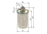 BOSCH Fuel Filter 0450906429 - Compatible with Audi A4/A6 2.0 TDI — Fuel Delivery