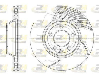 ROADHOUSE 6769.11 Brake Disc Q7 4L 03 06 — Brake Rotors & Drums