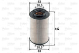 VALEO 587909 Fuel Filter - Compatible with Volkswagen Touran 1.9 TDI, Golf Plus 1.9 — Fuel Delivery