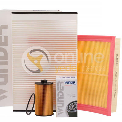 Wunder Opel Astra H 1.6 2007 - 2013 Models Gasoline Periodic Filter Set — Maintenance & Service Kits