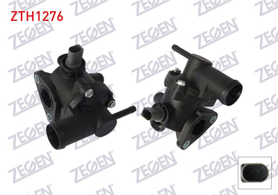 Zegen ZTH1276 Thermostat Complete Plastic 88C Skoda Fabia (6Y2) 1.4i 1999-2007 — Water Pump & Thermostat