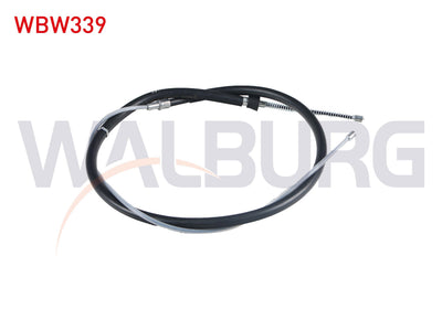 WALBURG WBW339 El Brake Cable Rear Left-Right with Brake Drum Seat Toledo IV (Kg3) / Skoda Rapid 1.4Ts — Brake Rotors & Drums