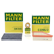 Mann maintenance kit for Volkswagen Polo 1.2, Oil filter for Volkswagen Polo, Air filter for Volkswagen Polo, Cabin filter for Volkswagen Polo Mann Volkswagen Polo 1.2 Maintenance Kit - Essential Filters for 2010-2014 Models | Includes Oil, Air, and Cabin Filters Volkswagen Polo Maintenance Kit - Mann Filters volkswagen, polo, maintenance-kit, mann-filters, car-owners, auto-parts, car-maintenance, 1-2l-gasoline, filter-set, ai-generated