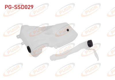 PUGA PG-SSD029 Su Washer Nozzle Tank Borulu with Cover Fiorino / Bipper / Nemo — Washer System