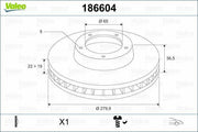 valeon-front-brake-disc-186604, front-view-of-valeon-brake-disc, technical-specifications-of-valeon-brake-disc VALEO 186604 Front Brake Disc | Compatible with Bora, Golf, A3 | For Car Owners & Mechanics VALEO 186604 Front Brake Disc for Bora, Golf, A3 valeon, front-brake-disc, brake-parts, bora, golf, a3, car-owners, mechanics, automotive-parts, ai-generated