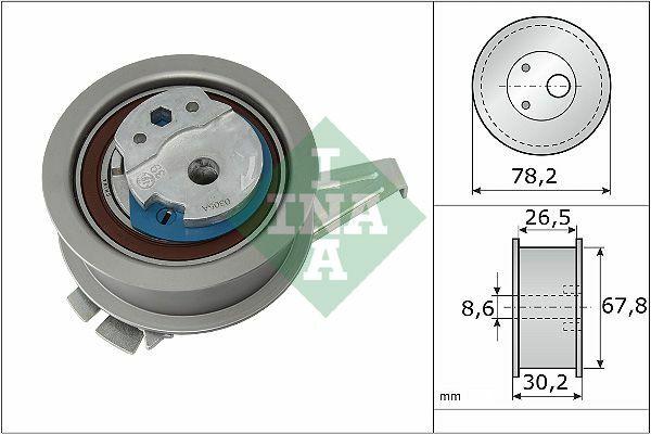 ina-531084710-timing-belt-tensioner-image INA 531084710 | Timing Belt Tensioner for Arteon, Passat, Tiguan, Kodiaq | 2.0 TDI INA 531084710 Timing Belt Tensioner ina, timing-belt-tensioner, car-parts, vehicle-maintenance, arteon, passat, tiguan, kodiaq, ai-generated, 2.0-tdi