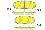 Japan Parts PA-K30AF - Kia Sorento Front Brake Pads