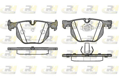 ROADHOUSE 2381.40 Brake Pad 7 Series E65. E66 11 01-09 08 — Brake Pads